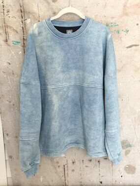 18 East Rehbein Vented Crewneck in Indigo Dye
